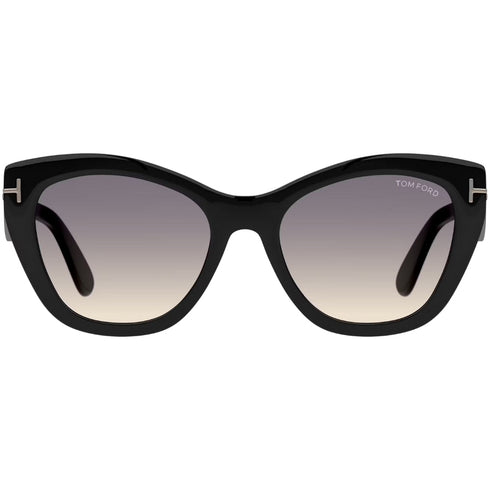 Tom Ford Gradient Smoke Lens Black Sunglasses One Size